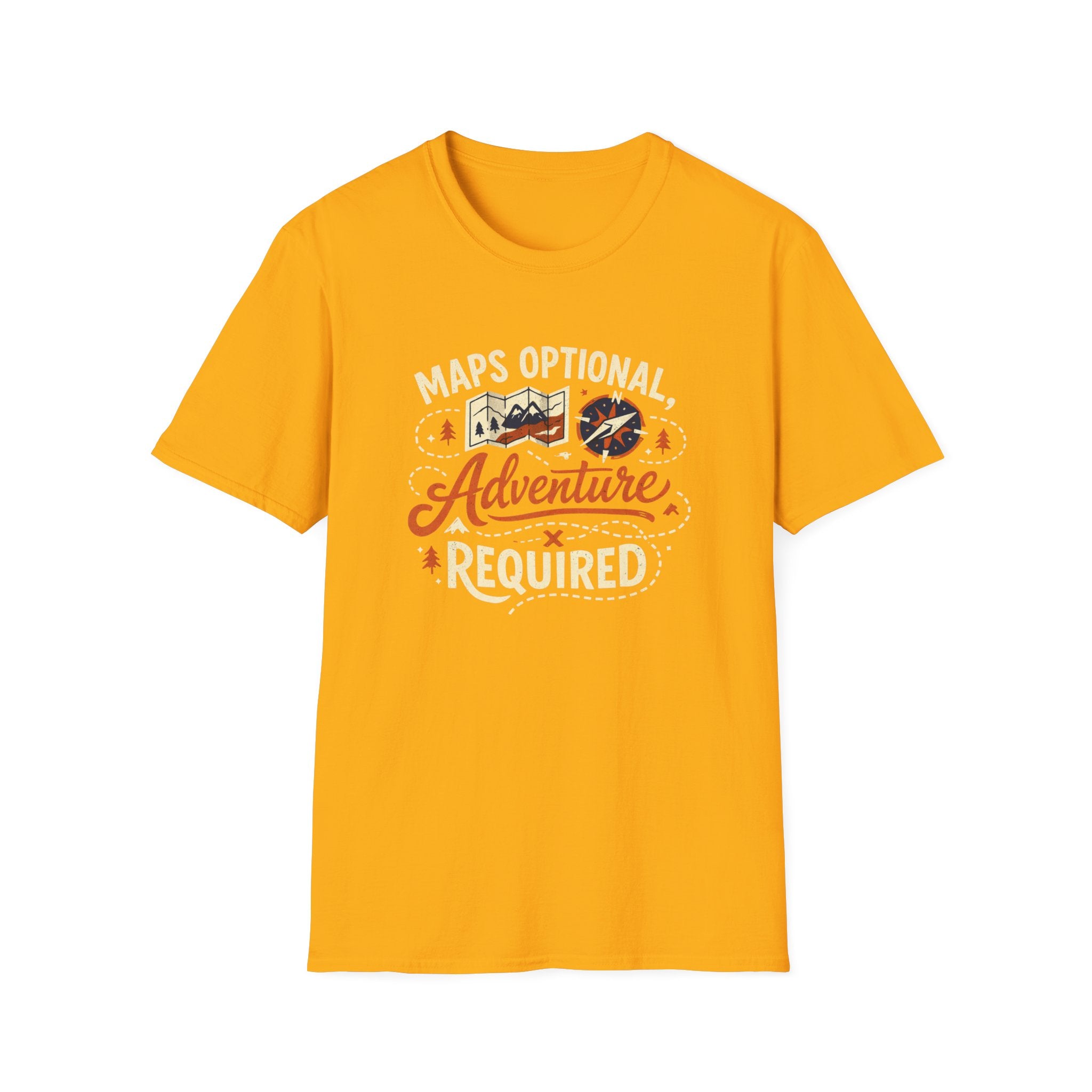 Maps Optional Adventure Required T-Shirt