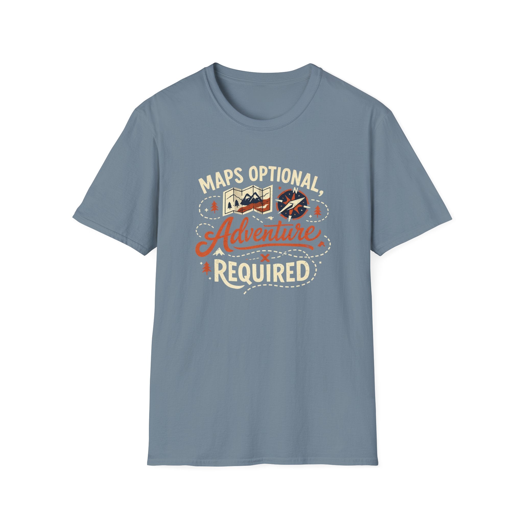 Maps Optional Adventure Required T-Shirt