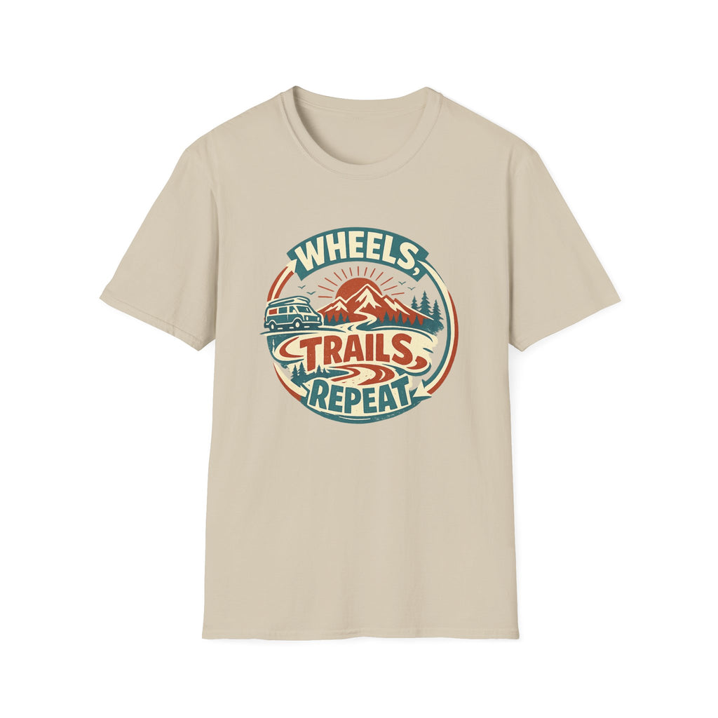 Wheels Trails Repeat T-Shirt
