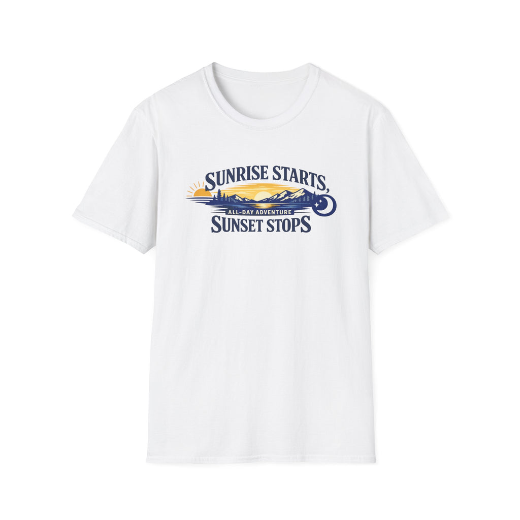 Sunrise Starts Sunset Stops T-Shirt