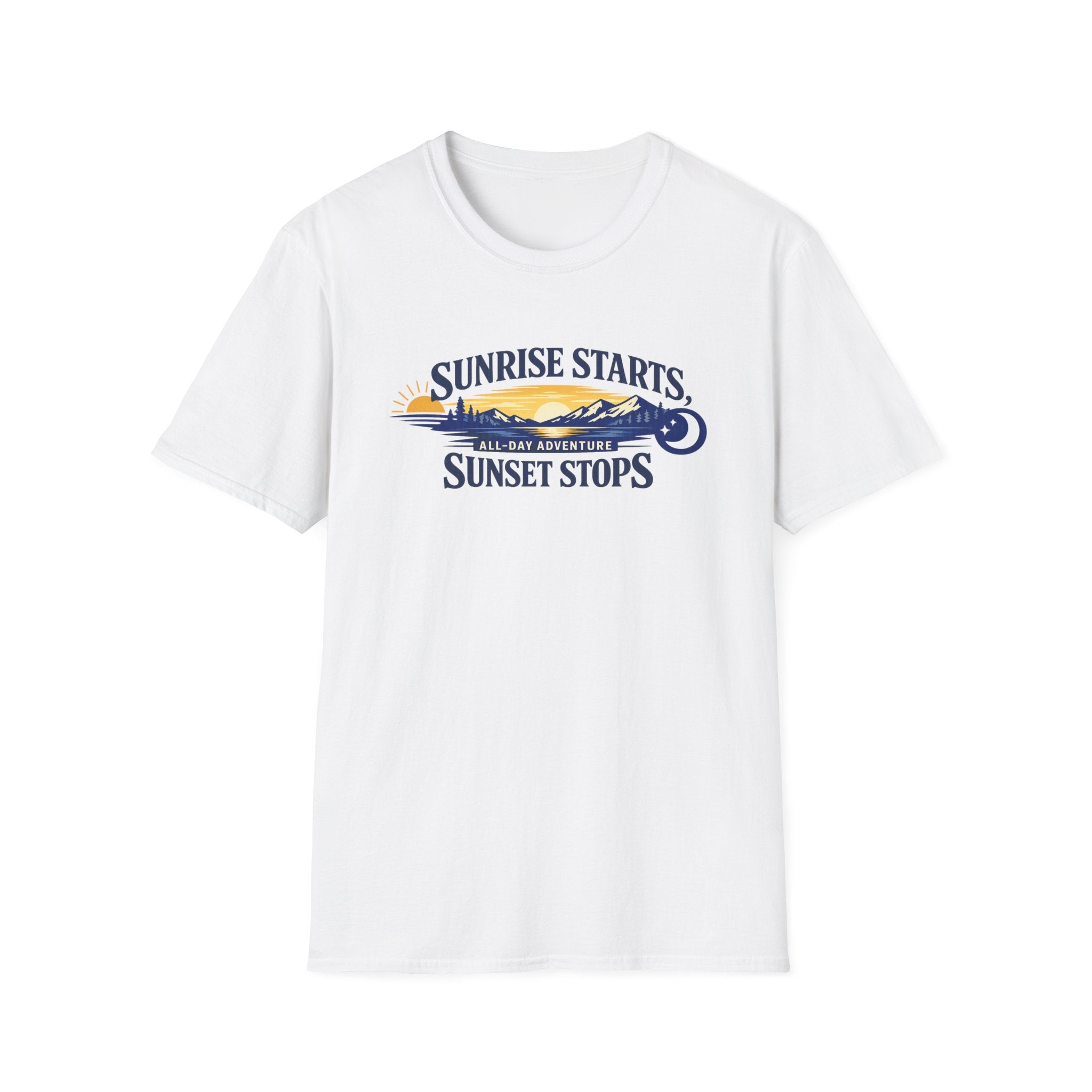 Sunrise Starts Sunset Stops T-Shirt