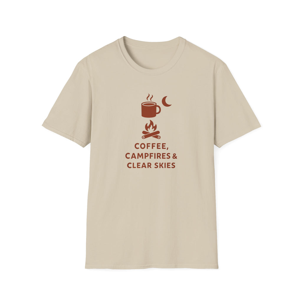 Coffe Campfires & Clear Skies T-Shirt