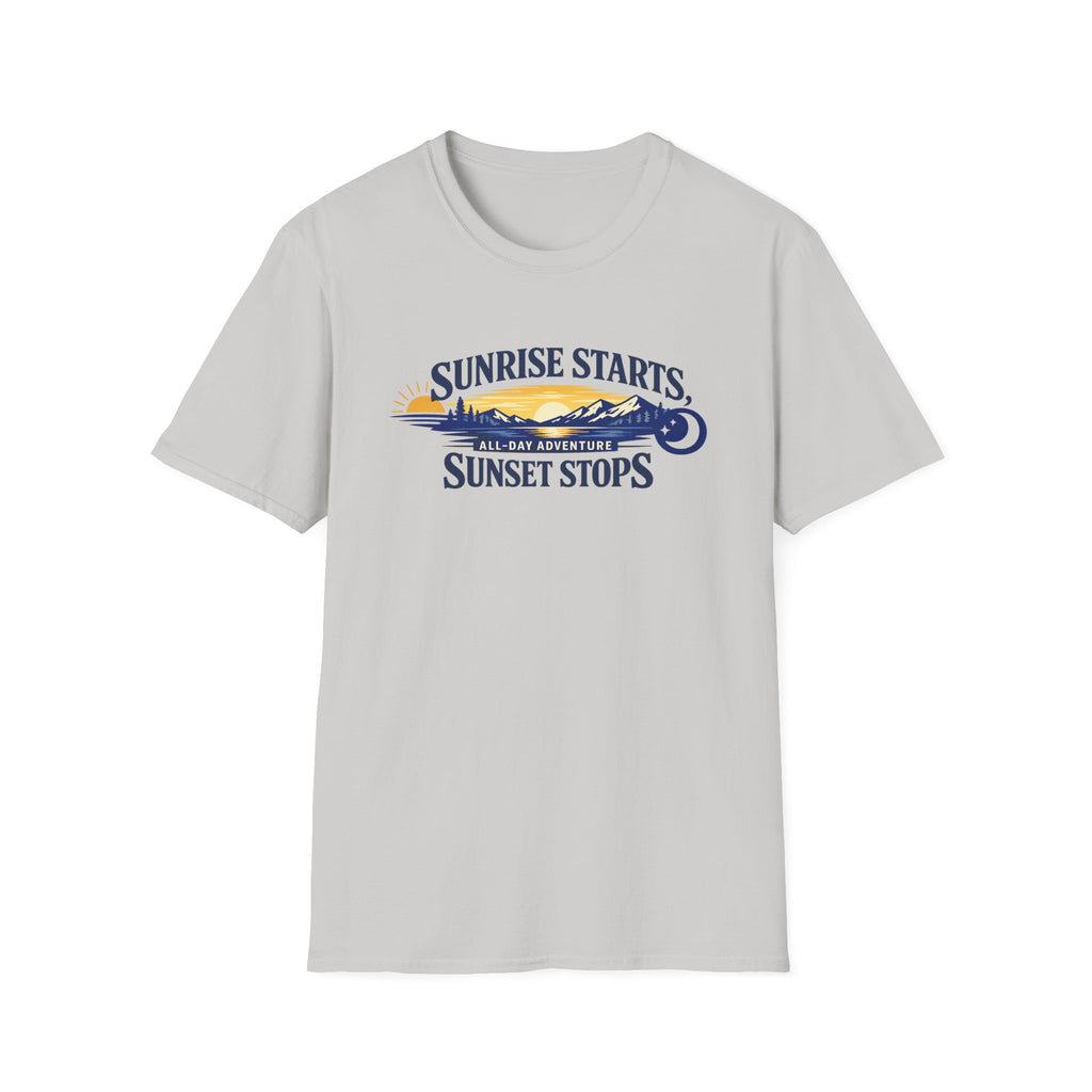 Sunrise Starts Sunset Stops T-Shirt