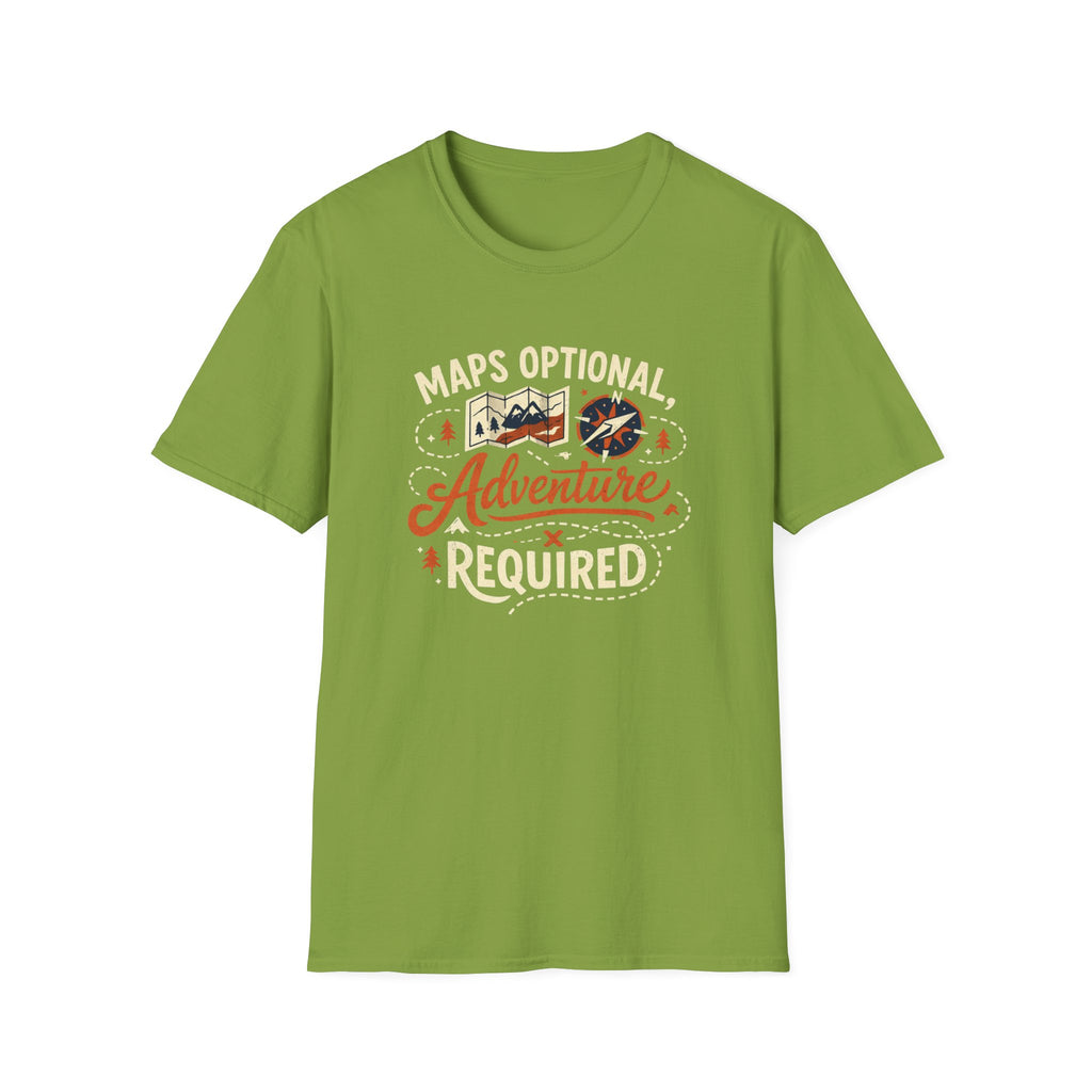 Maps Optional Adventure Required T-Shirt