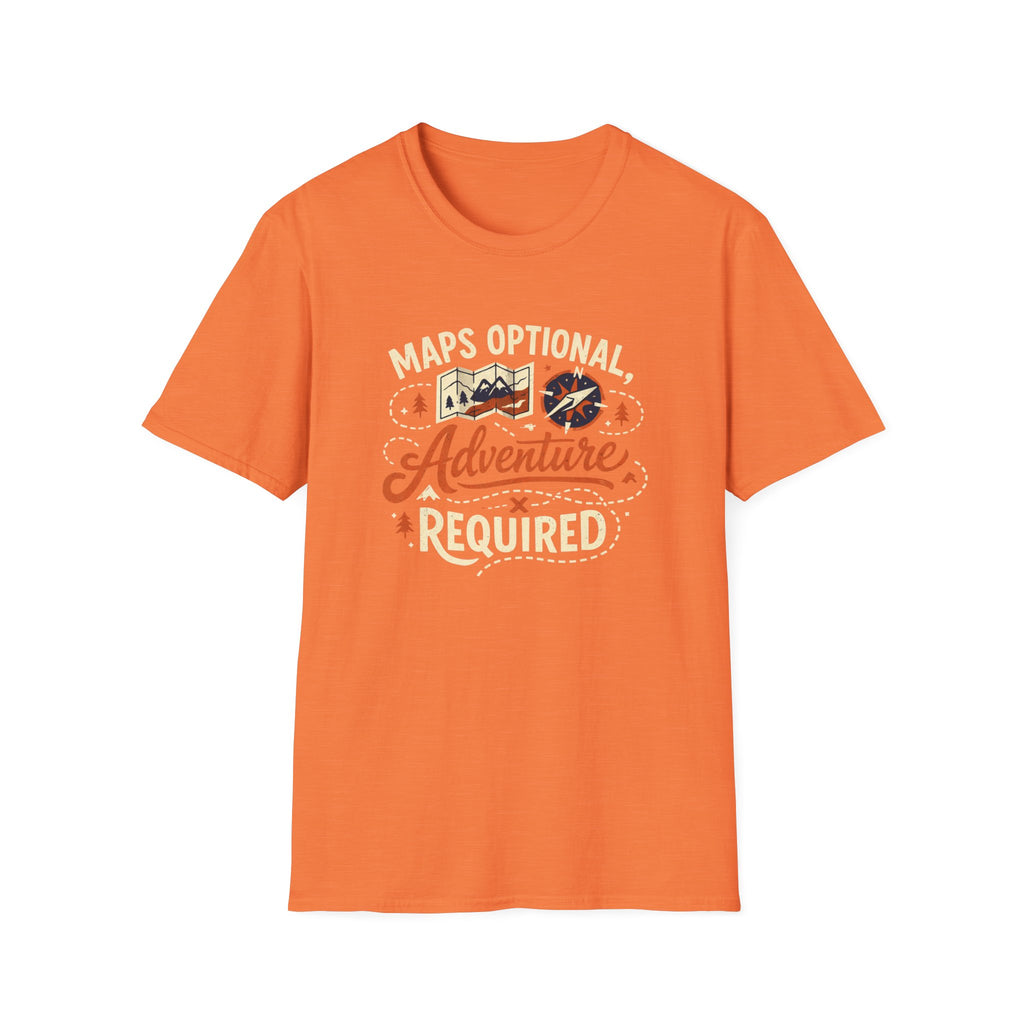 Maps Optional Adventure Required T-Shirt