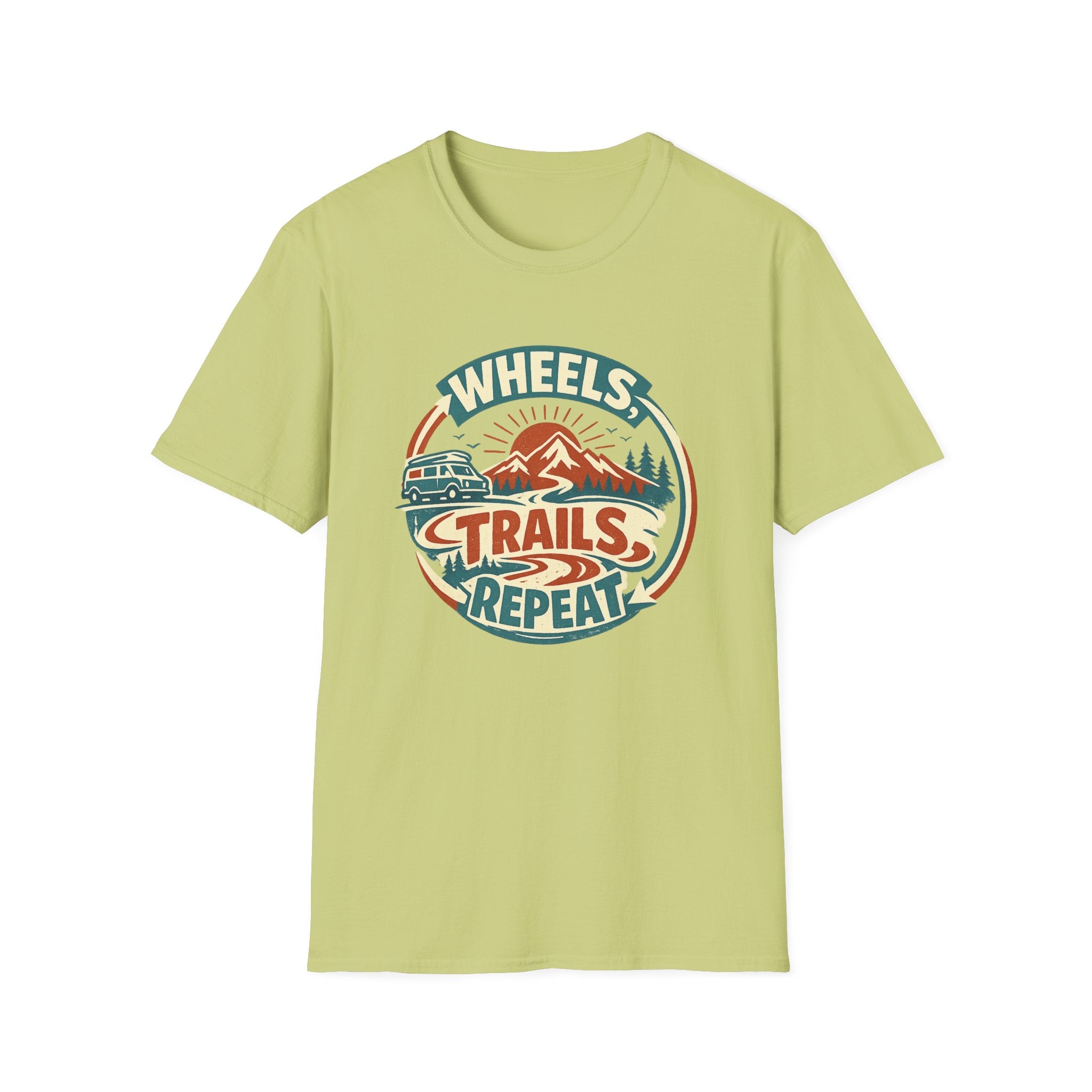 Wheels Trails Repeat T-Shirt