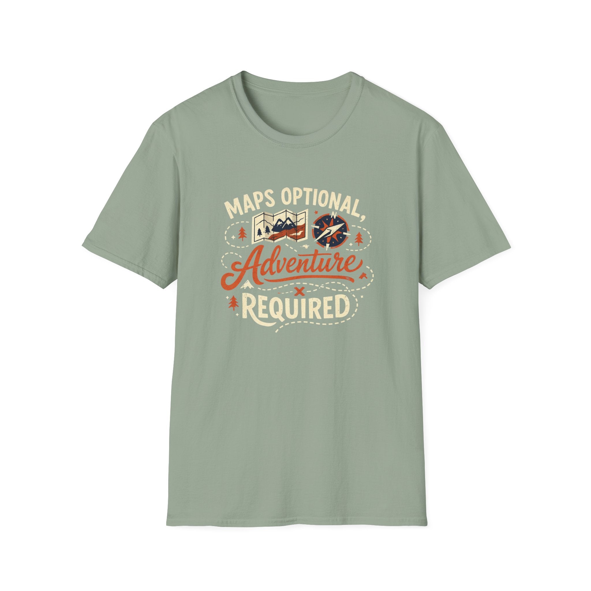 Maps Optional Adventure Required T-Shirt