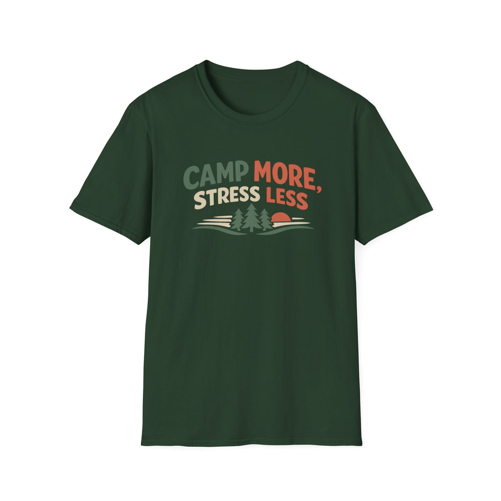 Camp More Stress Less T-Shirt