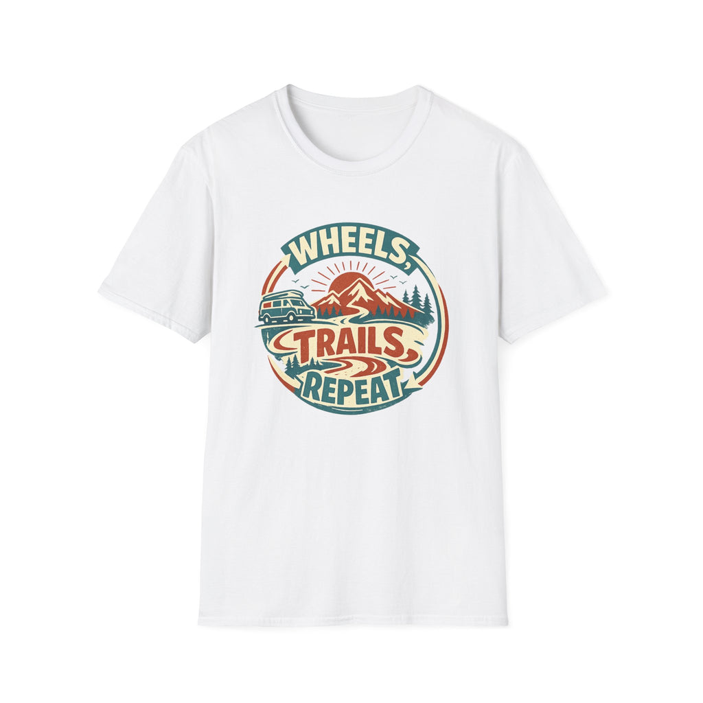 Wheels Trails Repeat T-Shirt