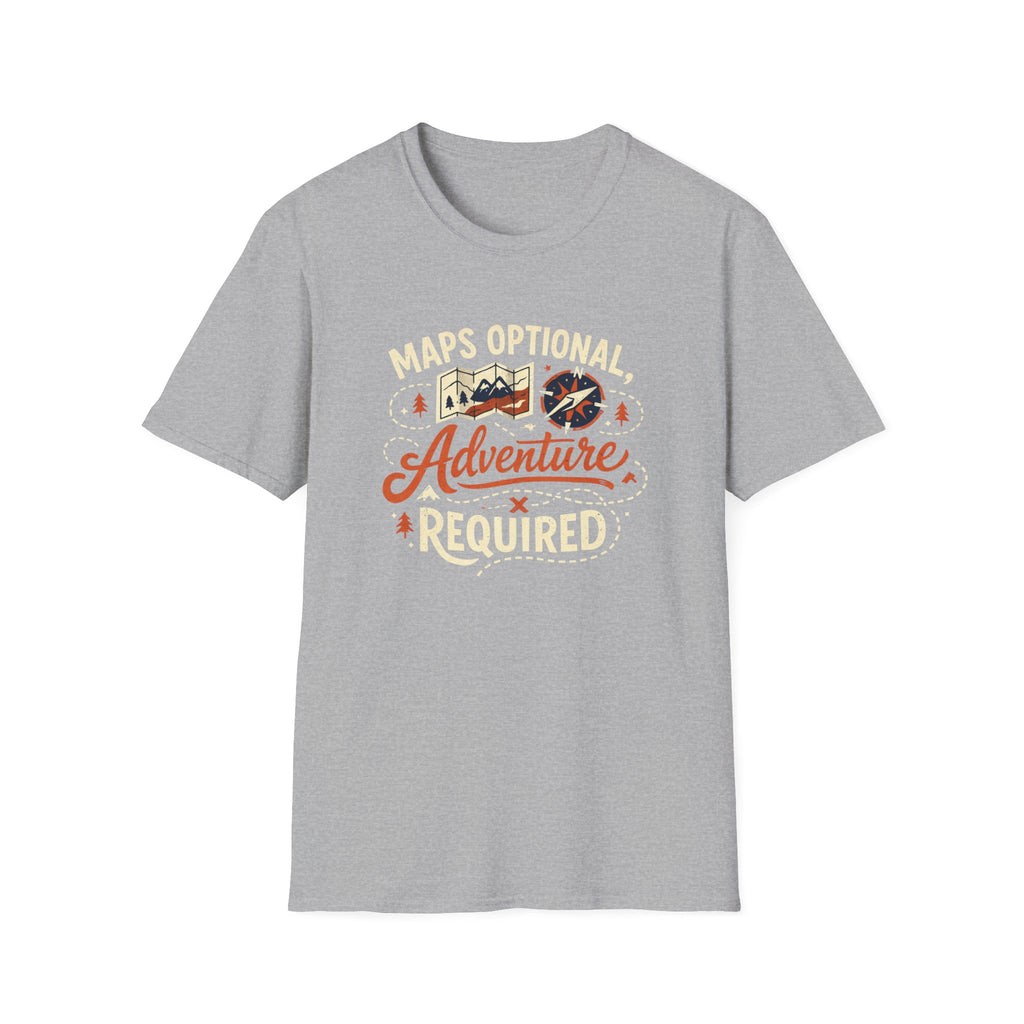 Maps Optional Adventure Required T-Shirt