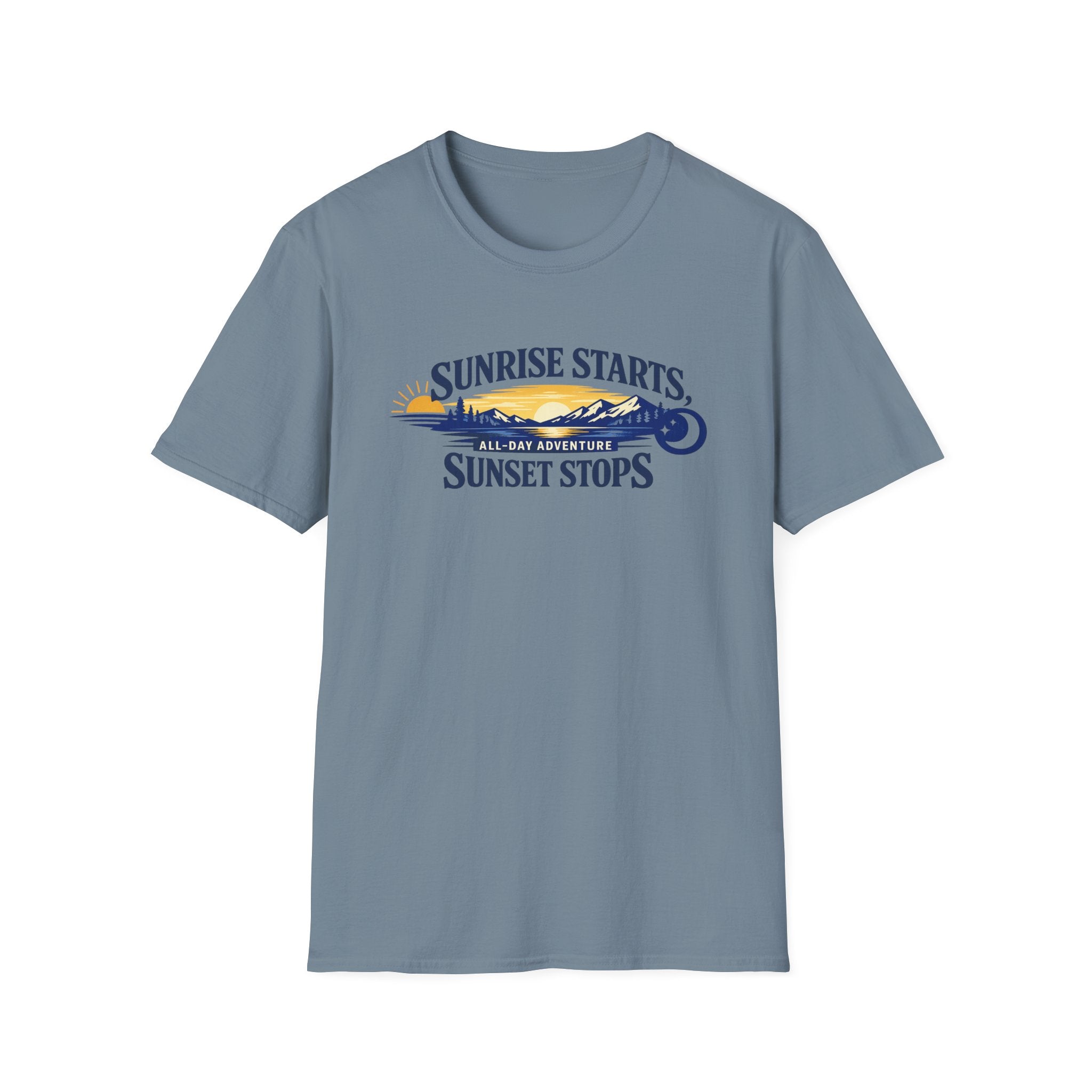 Sunrise Starts Sunset Stops T-Shirt