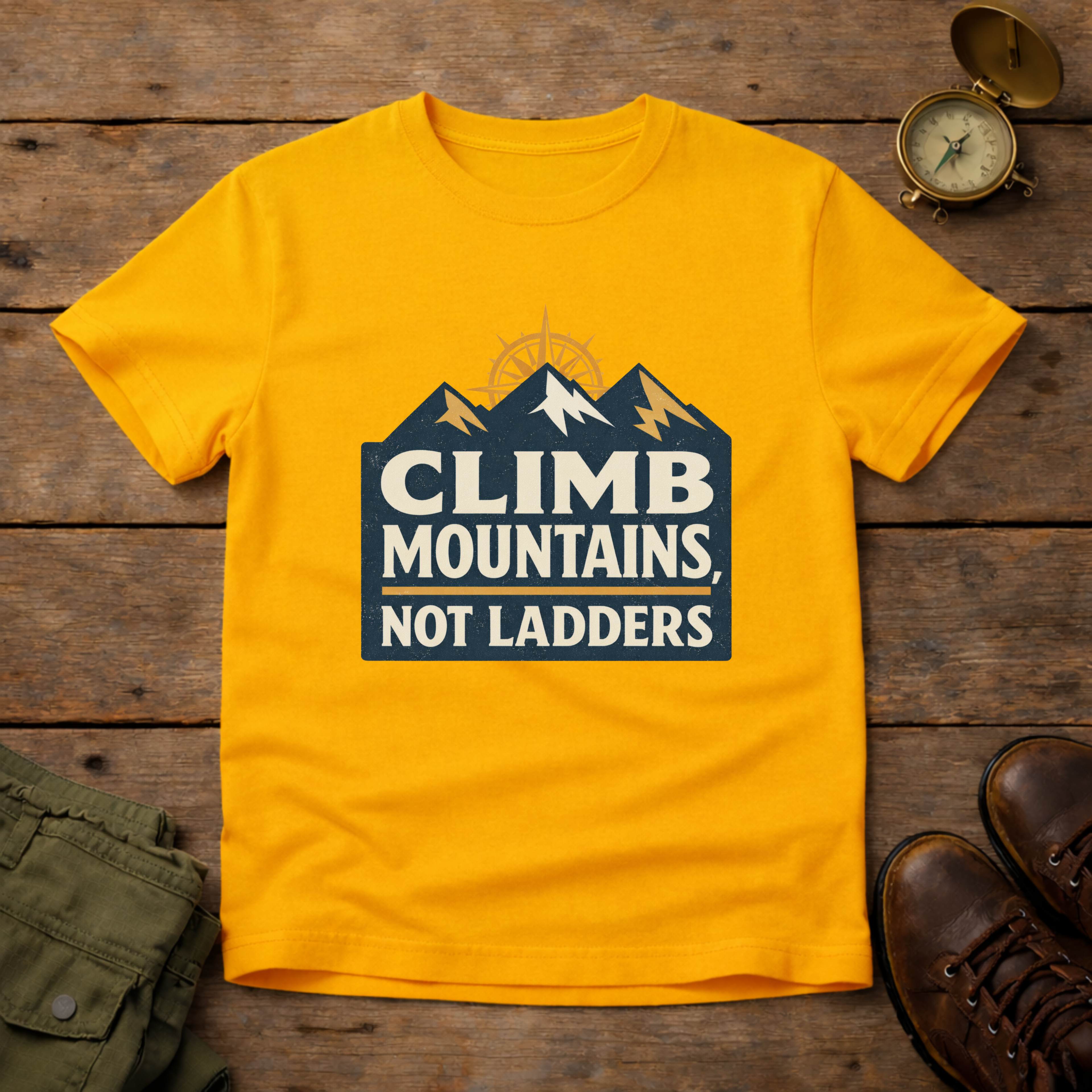 Climb Mountains Not Ladders T-Shirt