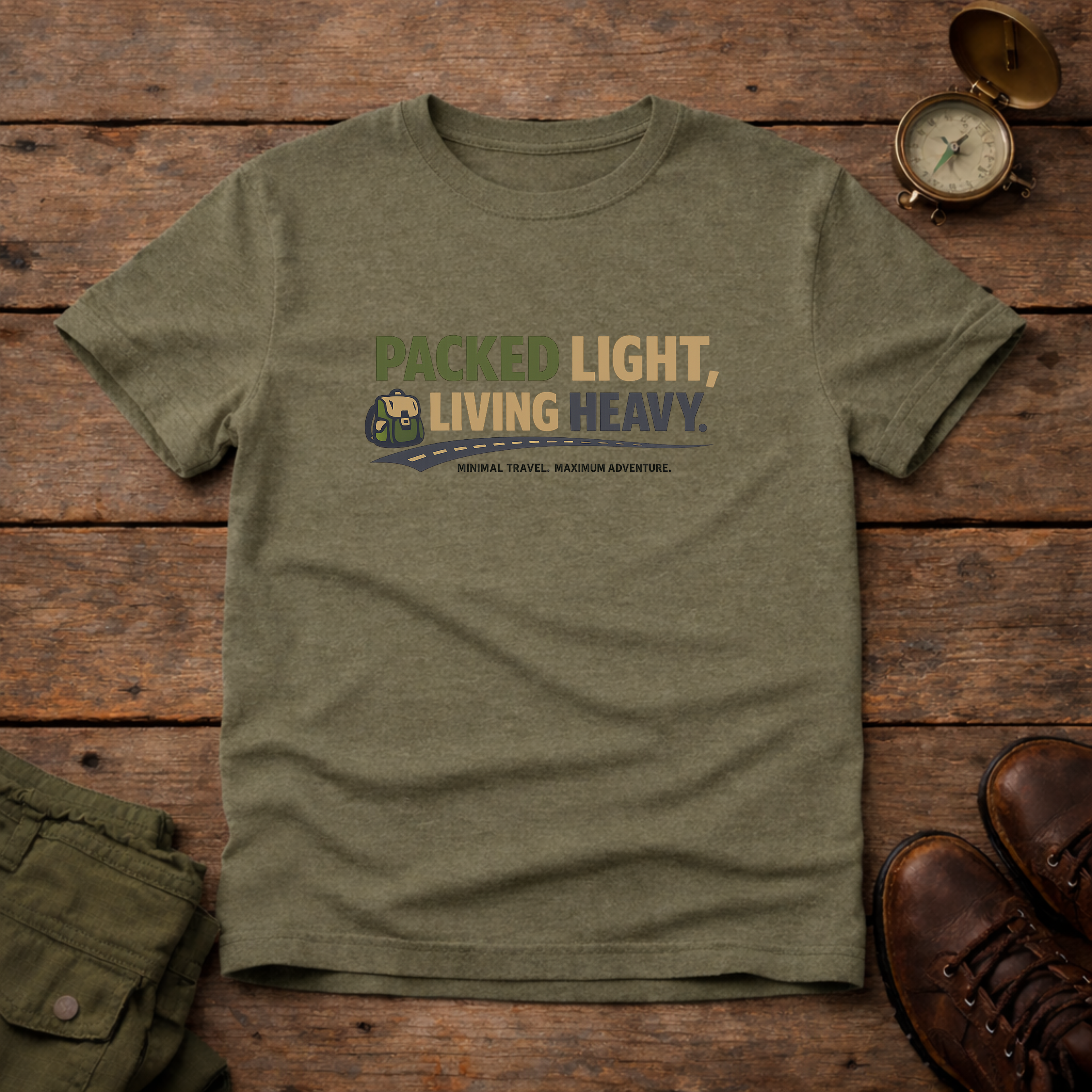 Packed Light Living Heavy T-Shirt