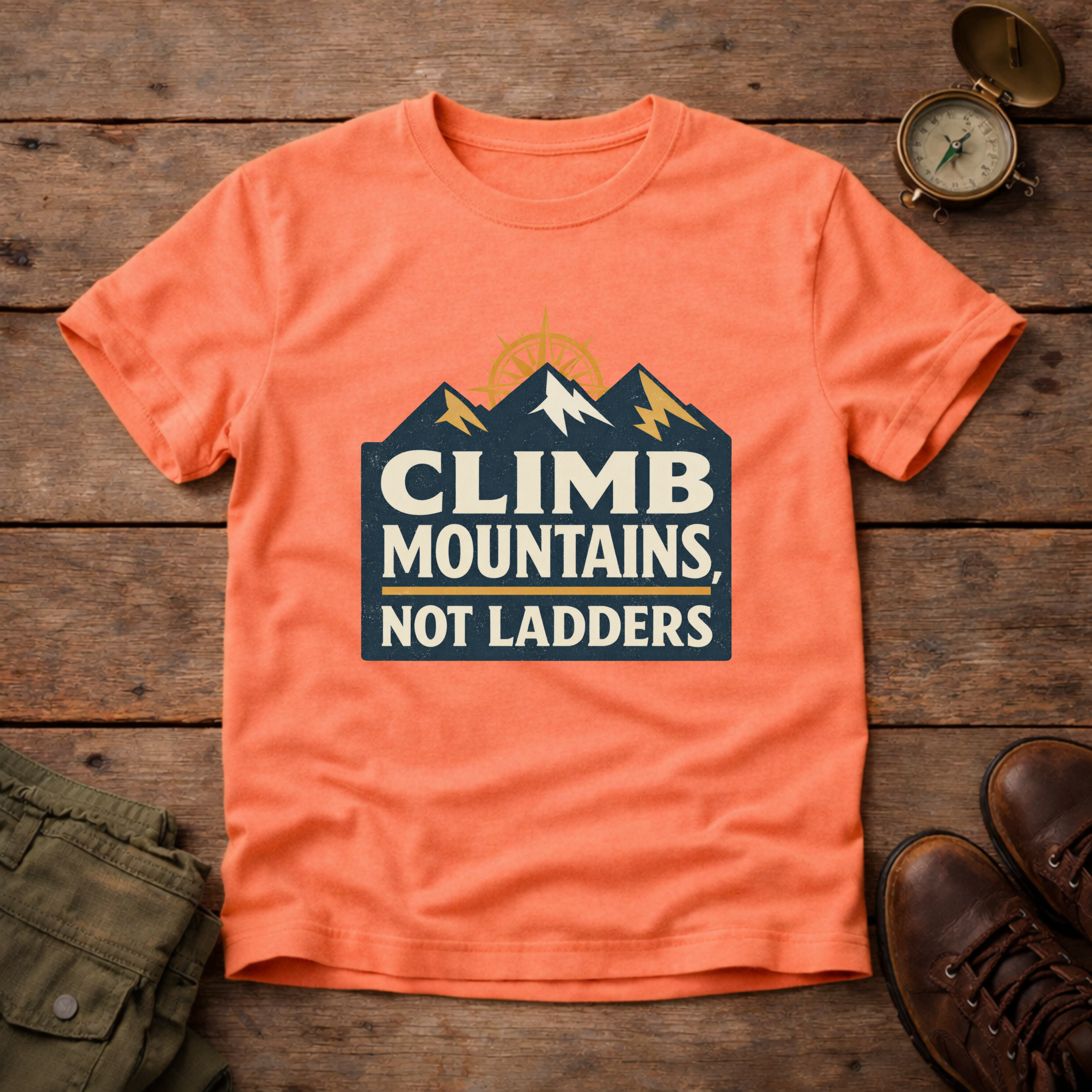 Climb Mountains Not Ladders T-Shirt