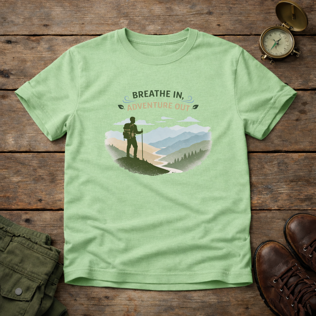 Breath In Adventure Out T-Shirt
