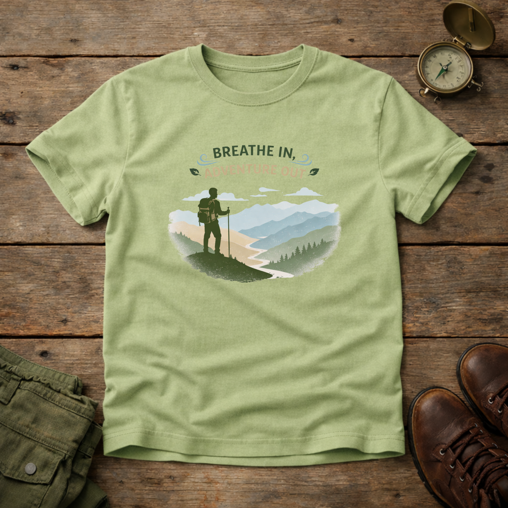 Breath In Adventure Out T-Shirt