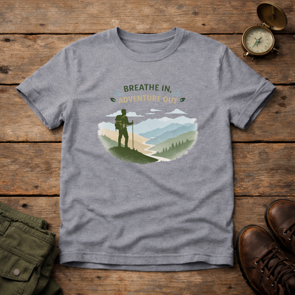 Breath In Adventure Out T-Shirt