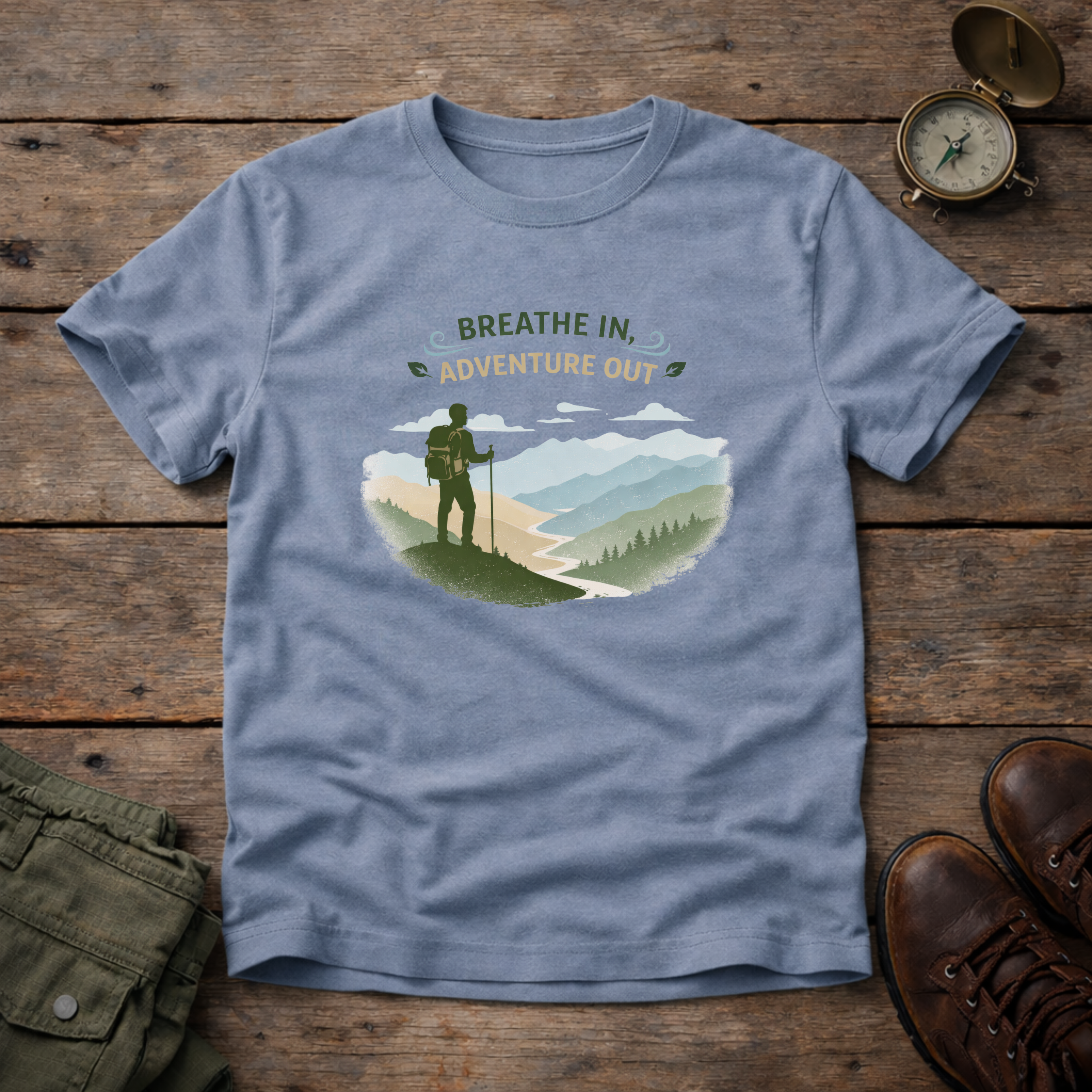 Breath In Adventure Out T-Shirt