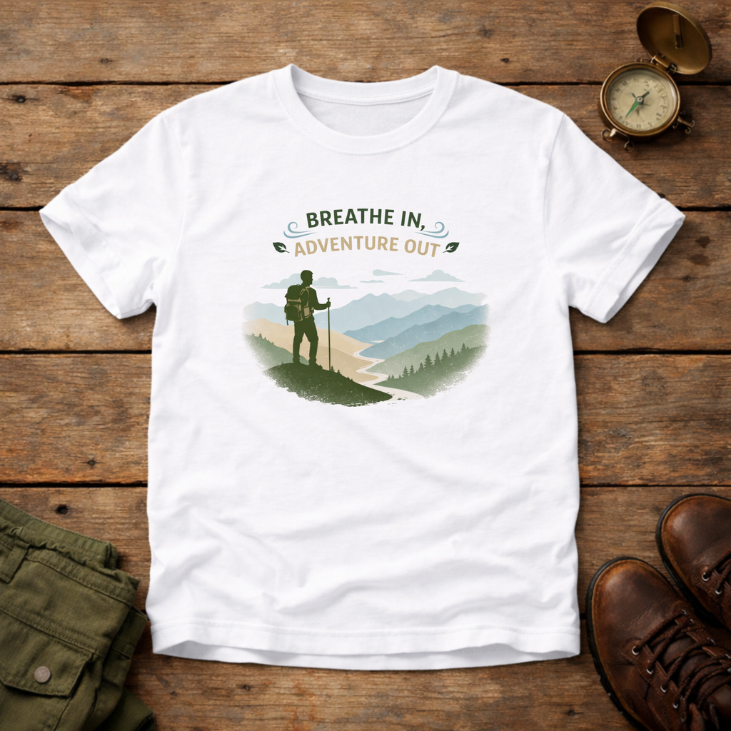 Breath In Adventure Out T-Shirt